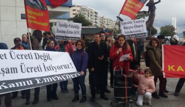 Halkçı Kamu Emekçileri olarak İzmir ve İstanbul’da sefalet ücretlerini protesto ettik