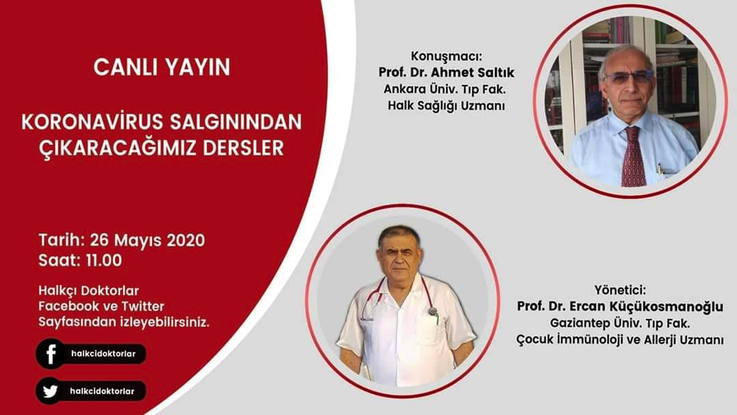 Koronavirüs Salgınından çıkaracağımız dersler