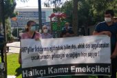 Halkçı Kamu Emekçileri olarak AKPgillerin Korona Salgını sürecinde öğrencilerimizin sağlığını hiçe sayarak YKS ve LGS sınavlarını yapmalarını protesto ettik