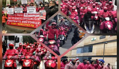 Halkçı Kamu Emekçileri olarak DİSK/Nakliyat-İş Sendikası önderliğindeki Yemeksepeti Direnişi’ni selamlıyor, kamu emekçilerini ve tüm halkımızı işçi düşmanlığı yapan Yemeksepeti’ni boykot etmeye çağırıyoruz! Halkçı Kamu Emekçileri olarak DİSK/Nakliyat-İş Sendikası önderliğindeki Yemeksepeti Direnişi’ni selamlıyor, kamu emekçilerini ve tüm halkımızı işçi düşmanlığı yapan Yemeksepeti’ni boykot etmeye çağırıyoruz!