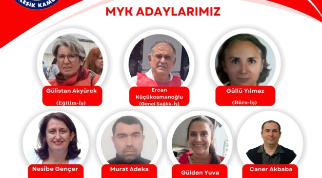 Birleşik Kamu İş 6. Olağan Genel Kuruluna devrimci sınıf sendikacılığı bayrağını yükseltmek için adayız.