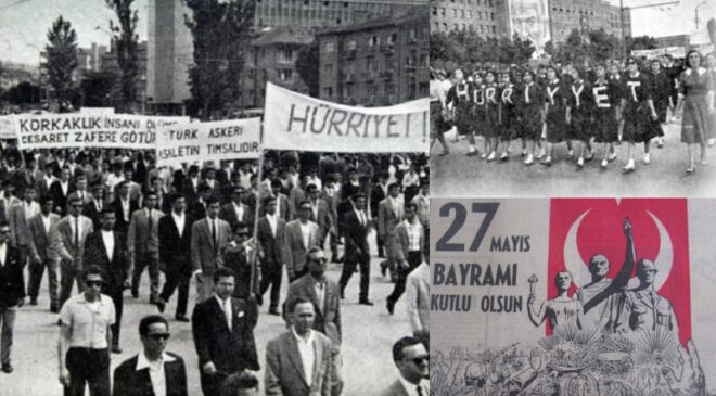 Güneş Balçıkla Sıvanmaz 27 Mayıs Politik Devrimdir! Yaşasın Hürriyet ve Anayasa Bayramımız