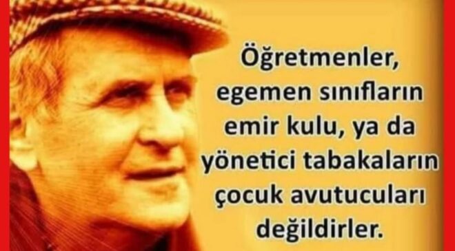 5 Ekim Dünya Öğretmenler Günü Ve Ülkemiz Öğretmenlerinin Hal-İ Pür-Melal’i