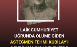 TEĞMEN KUBİLAY KARANLIĞA KARŞI AYDINLIĞIN SİMGESİDİR