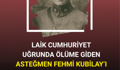TEĞMEN KUBİLAY KARANLIĞA KARŞI AYDINLIĞIN SİMGESİDİR